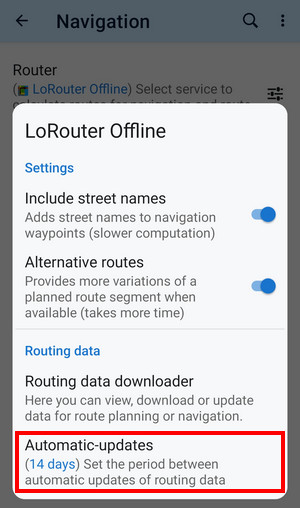 Services  The Route Options